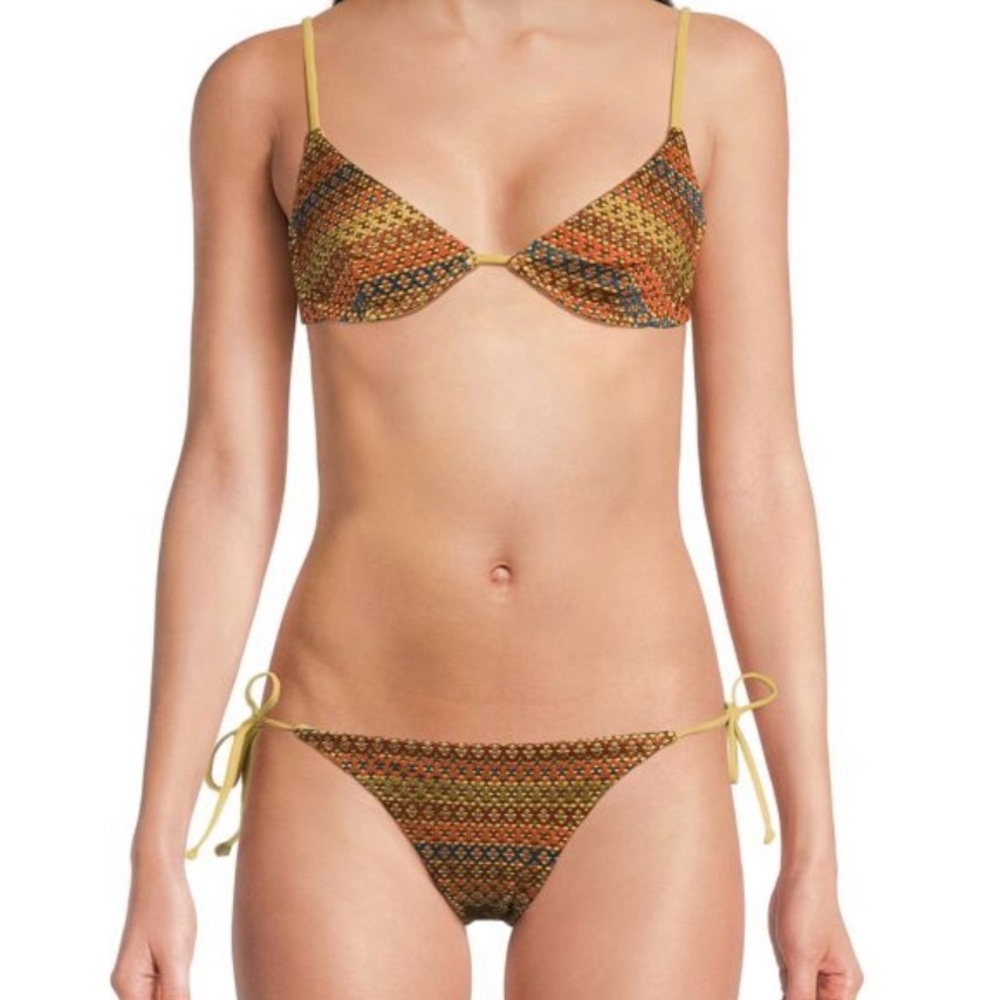Onia Crochet Bikini + Swim Skirt Set - $420 Value - Size Medium - LIKE NEW